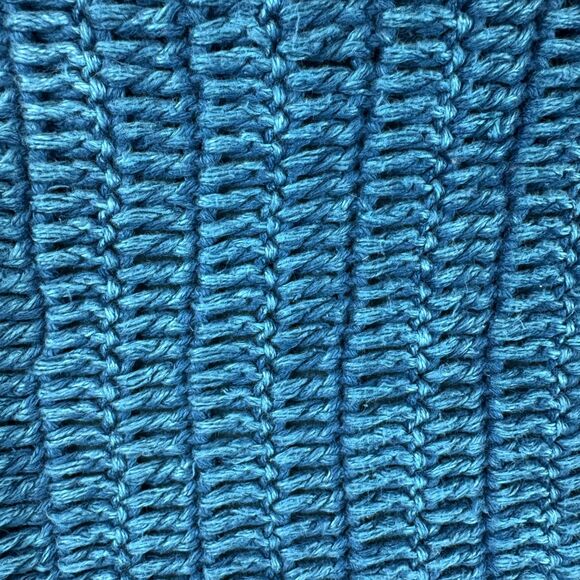 Pottery Barn Villa Paca Belgian Flax Linen Pillow Cover Case in Blue 14” x 26" - Picture 8 of 8